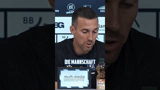 quotGegen diese Mannschaft musst du auf scharf stellenquot  Pressekonferenz vor FCMKSC [upl. by Nuaj]