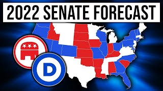 My Updated 2022 Senate Map Prediction 50 Days From Midterms [upl. by Quinton117]