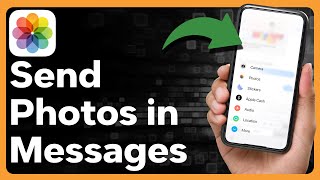 How To Send Photos In Messages On iPhone [upl. by Ayouqes]