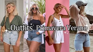 LOOKS DE PRIMAVERA VERANO  TENDENCIAS 2024  LOOKS CASUALES MUJER [upl. by Earlene]