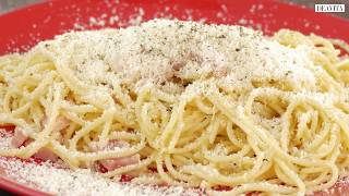 Recette Facile Spaghetti  Carbonara  Pâtes à la carbonara [upl. by Nivra400]