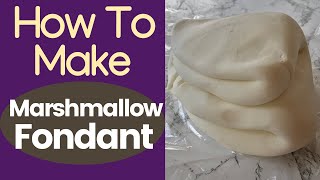 How To Make Marshmallow Fondant  DIY Fondant  MMF [upl. by Alak]