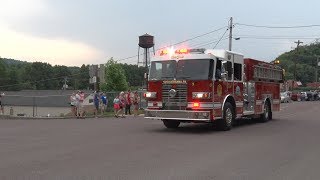 2019 SusquehannaPA Fire Department Carnival Firemans Parade 71919 [upl. by Rask]