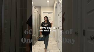 6090 Days of ONE MEAL A DAY 168 lbs ⬇️ whatieatinaday omad fasting fastingjourney [upl. by Gnos]