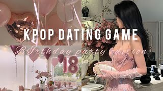 KPOP DATING GAME  Birthday Party Edition [upl. by Purvis]