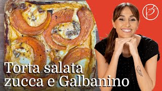 Torta salata con zucca e galbanino SENZA LATTOSIO  Benedetta Parodi Official [upl. by Ahsinwad521]