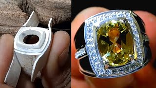 how to make silver rings for men jewelry making for men jewelry making [upl. by Kit888]