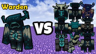 Warden VS New AND Unusual WARDENS ⭐ EPIC BATTLES Minecraft Bedrock [upl. by Dnamron]