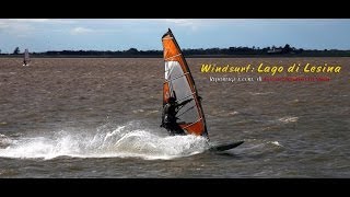 WINDSURF SUL LAGO DI LESINA [upl. by Ahsenev]