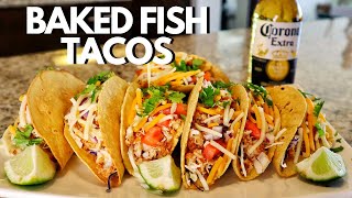 The easiest and most DELICIOUS fish taco recipe EVER [upl. by Trever]