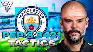 I USED PEP GUARDIOLAS 3421 CUSTOM TACTICS AND INSTRUCTIONS TO GET 200 ON FC 24 [upl. by Yenaj845]