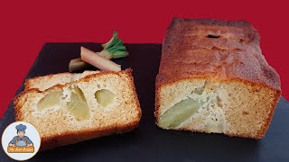 Cake à la rhubarbe Une recette de gâteau super moelleux [upl. by Adnahsal978]