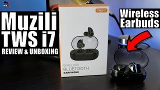 Muzili TWS i7 Wireless Earbuds REVIEW amp Unboxing English [upl. by Radman911]