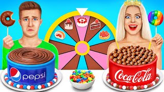 Rich vs Poor Chocolate Cake Decorating Challenge  Best Cooking Ideas by RATATA [upl. by Petulah]