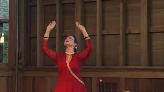 Charlotte Moraga performs kathak abhinaya [upl. by Atiuqnahs]