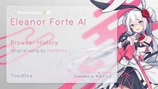 Synthesizer V AI Eleanor Forte  Browser History【Update Demo  Cover Sample】愛蓮娜芙緹AI  エレノア フォルテ AI [upl. by Einiffit275]