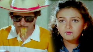 Kannada Comedy Videos  Kashinath Hilarious Eating Comedy Scene  Abhijith Shwetha Comedy Scene [upl. by Reidid769]