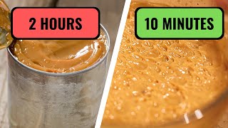 How To Make Caramel From Condensed Milk Quickly Thick Rich And Creamy [upl. by Nerat]