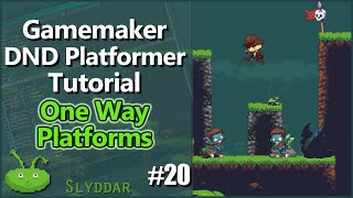 Gamemaker DND Platformer Tutorial  20 One Way Platforms [upl. by Sateia]