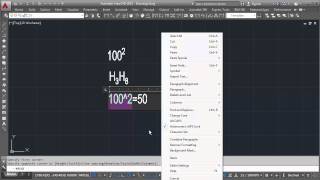 AutoCAD Varian Subscript and Supersubscript  tips [upl. by Ellehcit]