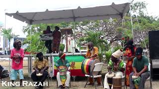 Nyabinghi Chants at African Liberation Day Rally 2022 [upl. by Elehcin315]