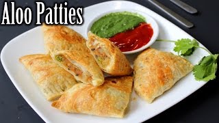 Easy Aloo Patties Recipe  Aloo Puff Recipe  How to Make Aloo Patties  Nehas Cookhouse [upl. by Hwang]