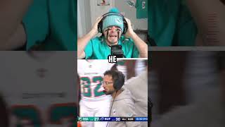 Angry Dolphins Fan Reacts To Bills 61Yard Field Goal nfl nfltrending nflviral trending bills [upl. by Atinihs]