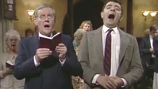 Sneaking Sweets in Church  Mr Bean Official [upl. by Idnis]