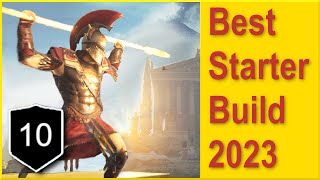 Assassins Creed Odyssey  Best Starter Build 2023  One Shot Everyone at Level 10  Best Early Build [upl. by Seagraves236]