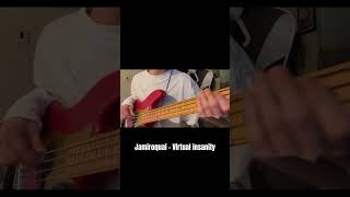 Jamiroquai  Virtual insanity bass cover [upl. by Aienahs]