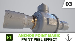 Anchor Point Magic 03  Paint Peel Effect in Substance 3D Painter  Adobe Substance 3D [upl. by Nertie127]