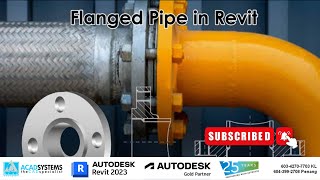 Flanged Pipe in Revit [upl. by Thacker]