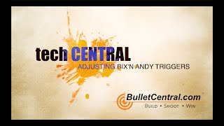 Tech Central  Correctly setting your Bixn Andy Competition Trigger [upl. by Acirej]