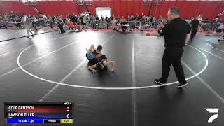 113 Lbs 5th Place Match  Cole Gentsch IL Vs Lawson Eller MN 6100 [upl. by Gruver]