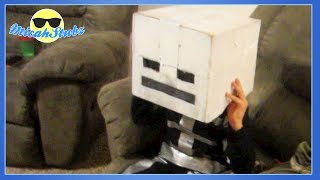 DIY Minecraft Skeleton Costume [upl. by Pournaras]