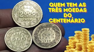 ALGUÉM TEM AS ÚNICAS MOEDAS DO ANO DE 1939 COMEMORATIVAS DO CENTENÁRIO [upl. by Epuladaugairam]