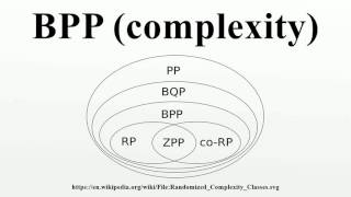 BPP complexity [upl. by Naitsirhc33]