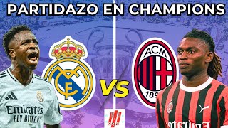 Real Madrid vs AC Milán Partido de Champions  Horarios • Alineación [upl. by Adyol]