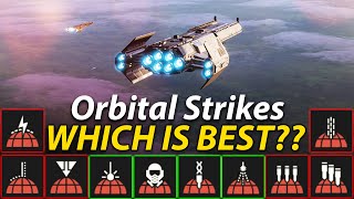 Ranking ALL 11 Orbital Stratagems Which is Best  Orbital Tier List  Helldivers 2 [upl. by Buiron824]