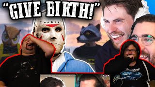 Nogla amp Terroriser REACT to H2ODelirious MISSPEAKING QUOTES  RENEGADES REACT [upl. by Yramliw]