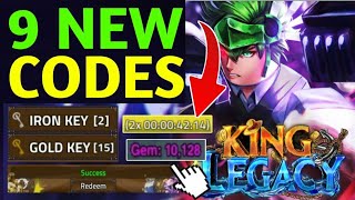 UPDATE🔥KING LEGACY CODES FOR KEYS 2024  ROBLOX KING LEGACY CODES [upl. by Arrej462]