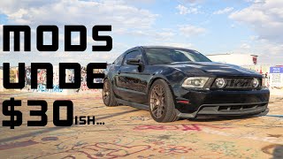 The BEST CHEAP Mods for S197 Mustangs [upl. by Uolyram]