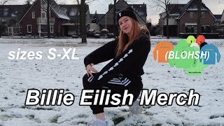 Billie Eilish Merch COLLECTION try on  Sizes SXL [upl. by Aldous]