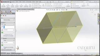 Transição de superfície para sólido  Curso SolidWorks 2012 Avançado  Aula 94  cadguru [upl. by Albion]