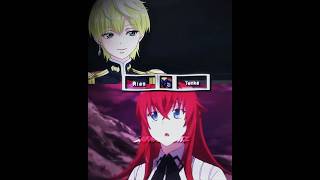 Tenka vs Rias Gremory  Chained Soldier x Highschool DxD anime shorts viral manga [upl. by Ykvir]