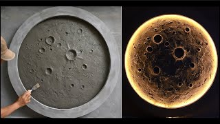 Making your own moon is very easy with cement [upl. by Noissap]