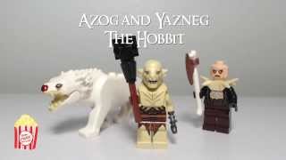 LEGO AZOG amp YAZNEG  Minifigure Closeup 2  HOBBIT Azog amp Yazneg [upl. by Rector130]