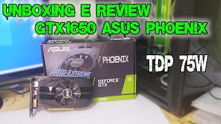 PLACA DE VÃDEO GTX1650 ASUS PHOENIX GDDR5 4GB REVIEW E TESTE EM JOGOS [upl. by Ennovoj882]