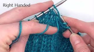 How to Work a Kinda Stretchy Bindoff Right Handed [upl. by Enilrad748]