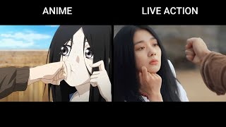 Chou Soran Vs Fuu Houhou  Hitori no Shita  The Outcast  Anime Vs Live Action [upl. by Amerak]